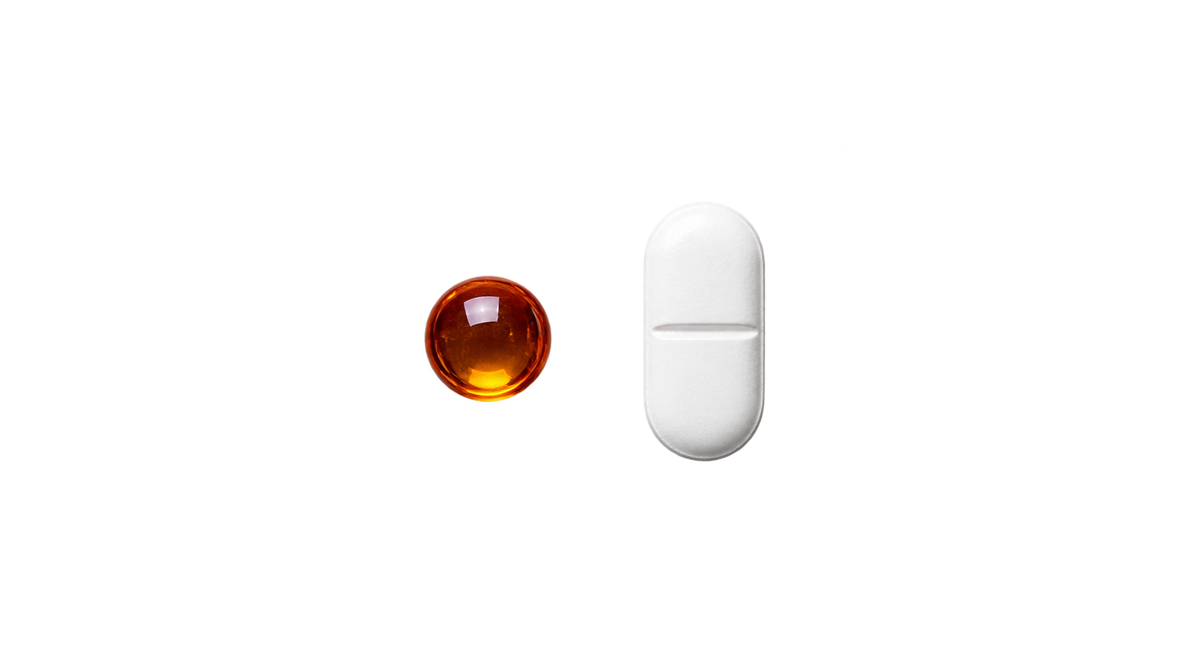 Amber vitamin and white painkiller
